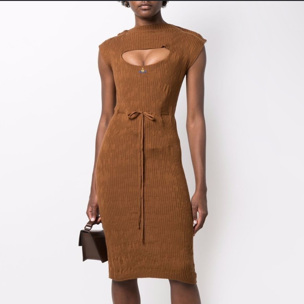 Vivienne Westwood BRAND NEW KATE CORSET DRESS NUTELLA NWT IT40
